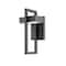 Z-Lite Luttrel 1 Light Outdoor Wall Sconce, Black & Frosted 566S-BK-LED - alternate 1